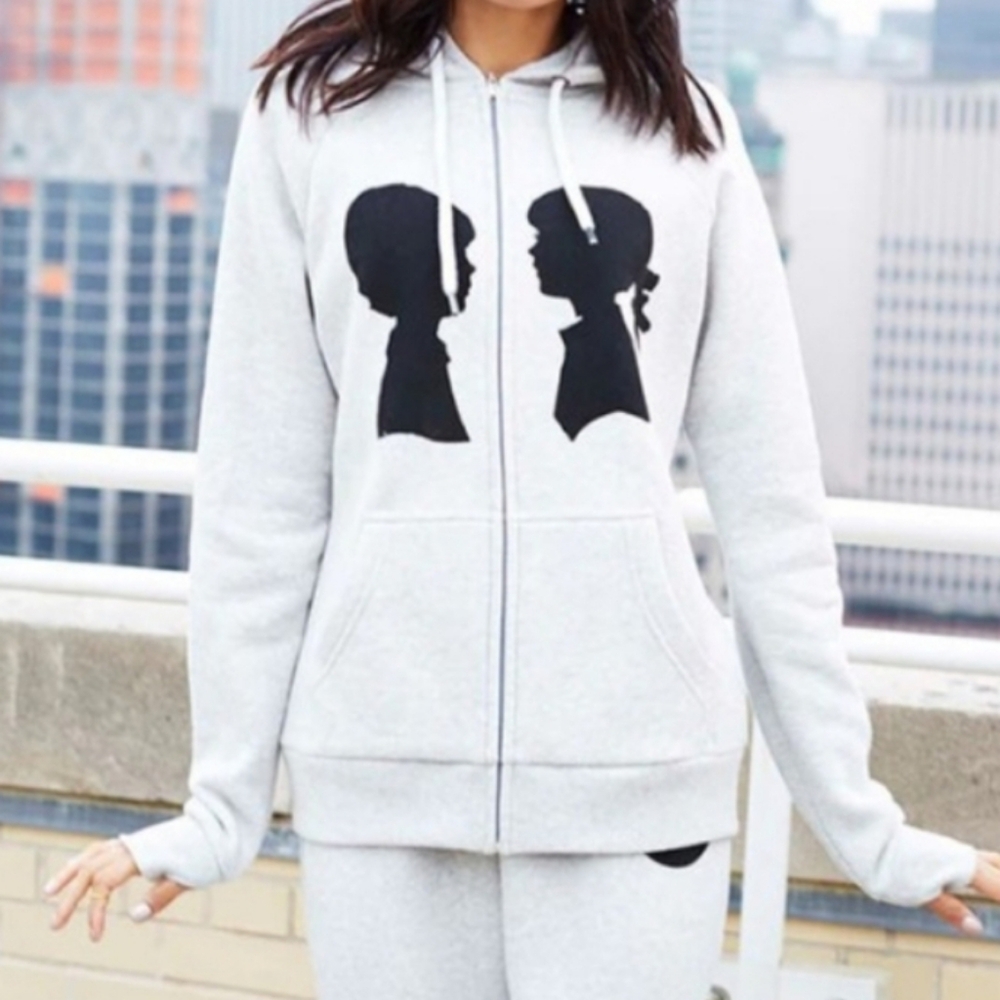 Boy Meets Girl Silhouette Hoodie